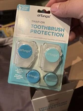 Dr. Tung's Snap-On Toothbrush Sanitizer 2 Count (Pack of 6) Assorted colors