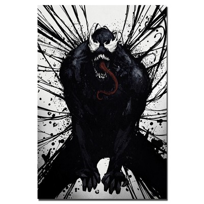 Venom Poster Wall Art Canvas Print For Home Decor Unframed ...