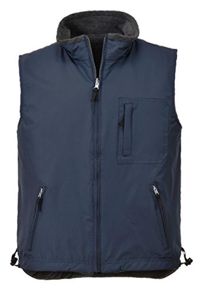 (TG. S) Portwest S418 - Gilet Reversibile Bodywarmer RS, S, Militare, 1 - NUOVO