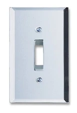 Light Switch Plate Cover Amerelle Clear Mirror Finish Toggle Rocker Outlet