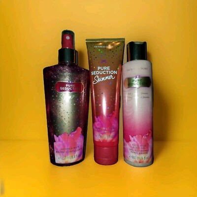 Victoria's Secret Pure Seduction Shimmer Mist + Lotion + Body Gel