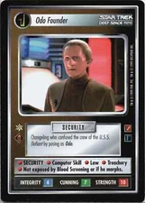 Star Trek CCG Odo Founder Near-Mint/NM Rare – Blaze of Glory 1999