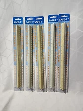 SAFE-T Triangular Scale Ruler No 43335 Drafting Engineer 12" Lot Of 5