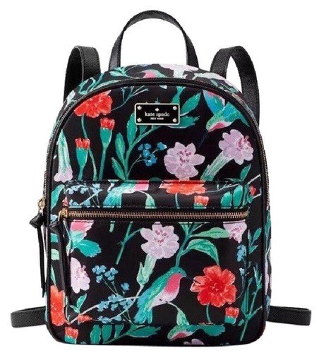 Sybilla Long Beach CA Nylon Small Maroon Cranberry Backpack  display picture 1