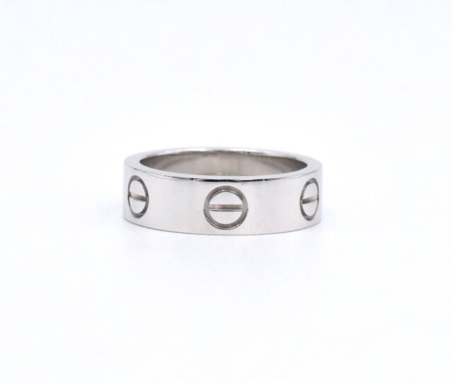 cartier love ring silver