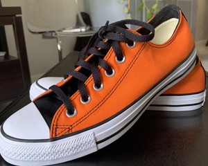 mens orange converse shoes