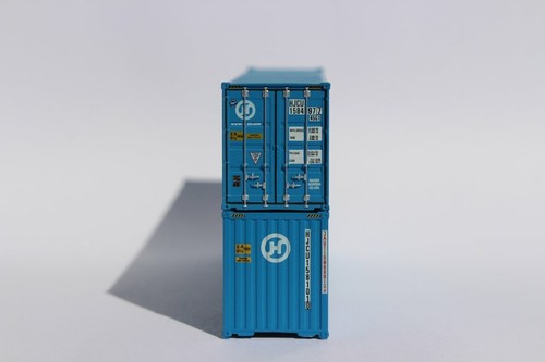 N Maßstab Jacksonville Terminal 40' Behälter Hanjin 2er-Pack Artikel #405012 - Bild 2 von 3