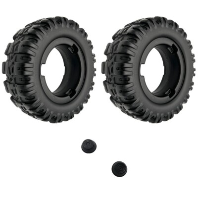 Power Wheels N2273 Jeep Hurricane Rust Replacement Wheel- 2 Pack