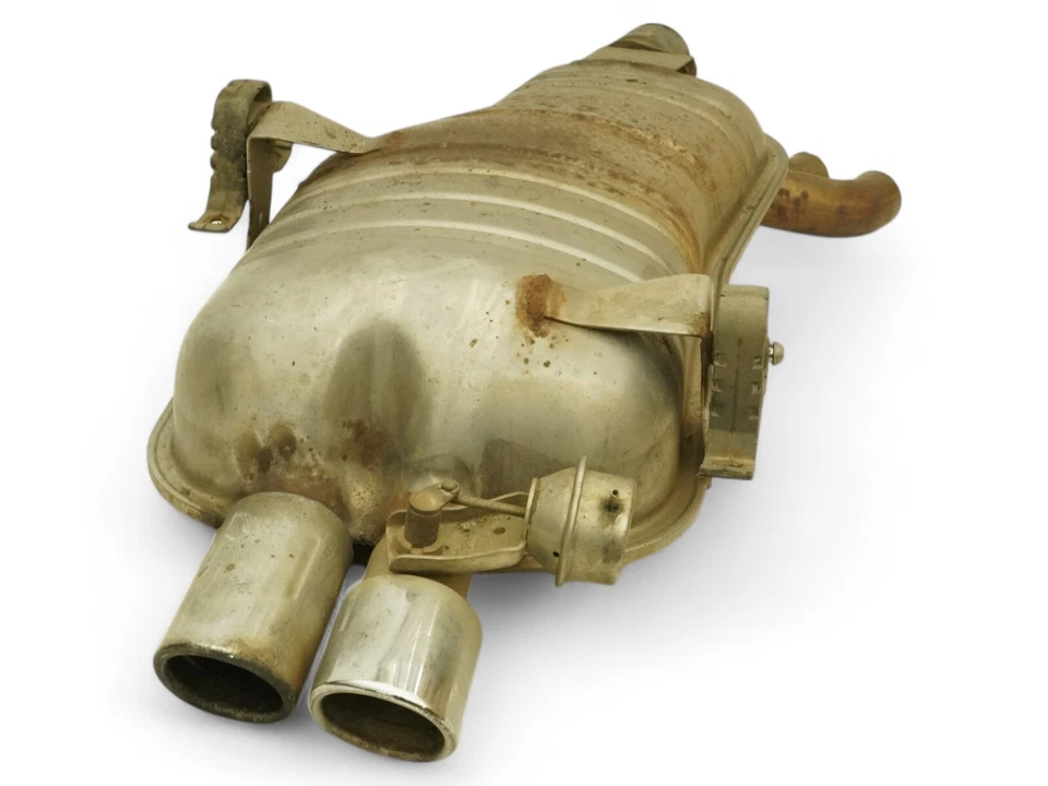 2001 - 2006 Bmw 3 Series E46 330I Exhasut Silencer Muffler Rear 7502553 Oem Foto 2 de 4