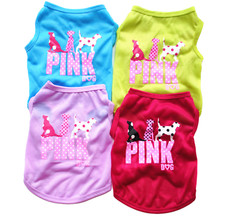 Small Dog Cat Pet Summer Shirt Vest Clothes Cute Puppy T-Shirt Coat Apparel USA