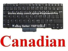 Keyboard for HP EliteBook 2540 2540p - CF  Canadian French 