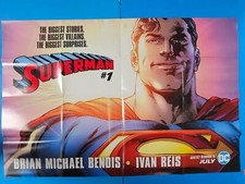 RARE 2018 Comic Promo Poster SUPERMAN 1 36x24 DC UNUSED