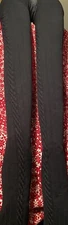 Spanx Assets Black Cable Knit Twist Textured Shaping Tights Size 5