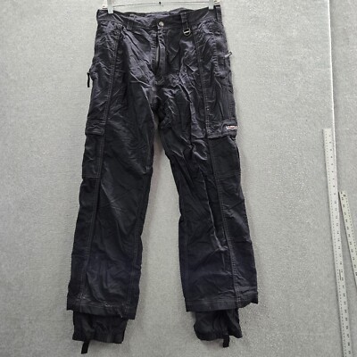 VINTAGE Oneill Men Pants Large Black Snow Pants Logo Ski Snowboarding Y2K