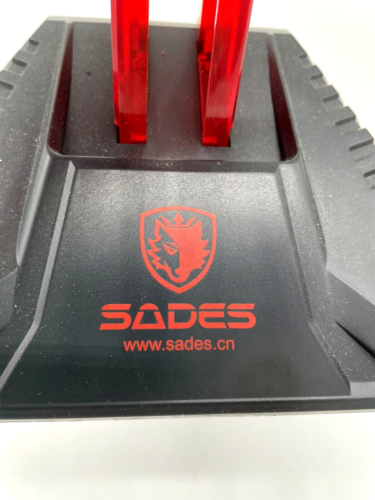 Gaming Headset Cradle Headphone Display DJ Headset Holder Stand Bracket Red NEW - Picture 4 of 12
