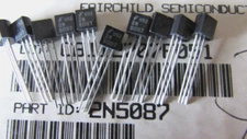 2N5087 Genuine Fairchild PNP GP Amp 50V 100mA TO-92 Factory Original NOS USA, 12