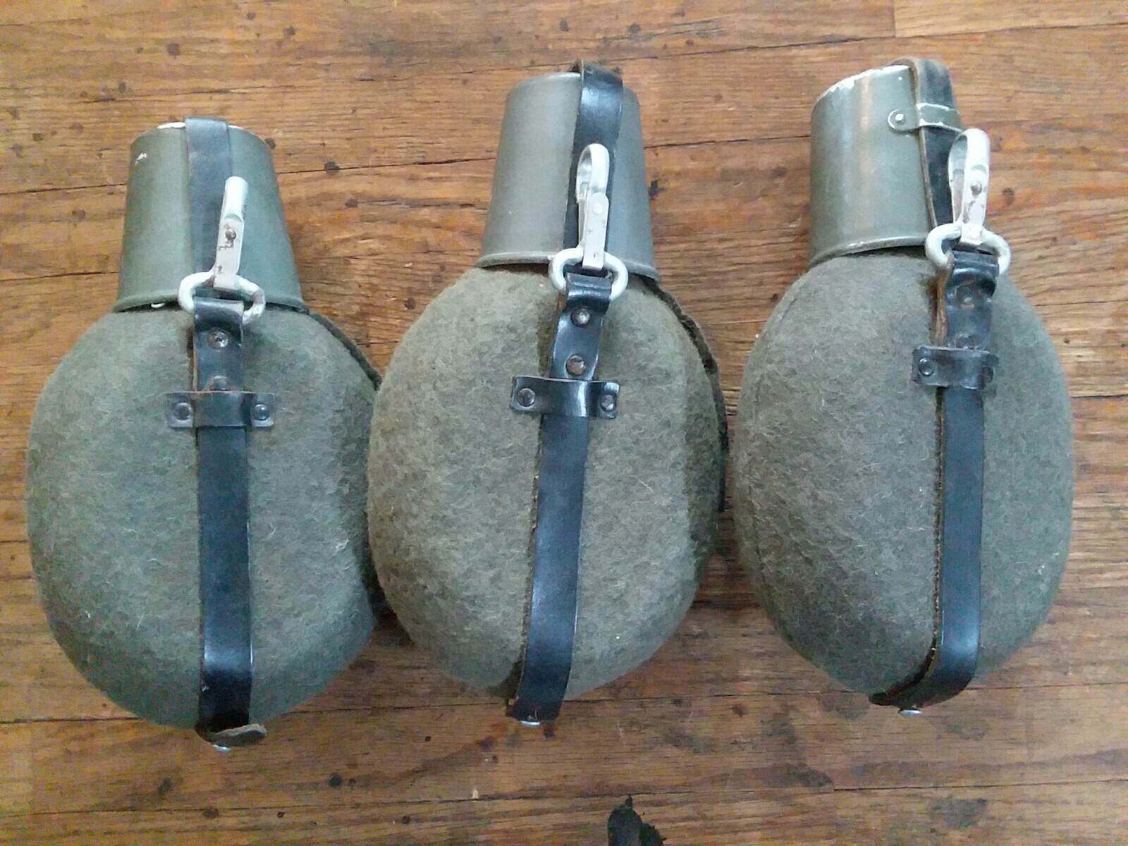 East German army Canteens with cups 1 eBay