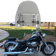 For Honda Shadow Aero 750 1-7/8"Handlebar Motorcycle Windshield Windscreen Smoke