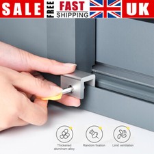 4Pcs Sliding Patio Door Lock Security Dead Bolt Push Key Locking Metal Windows