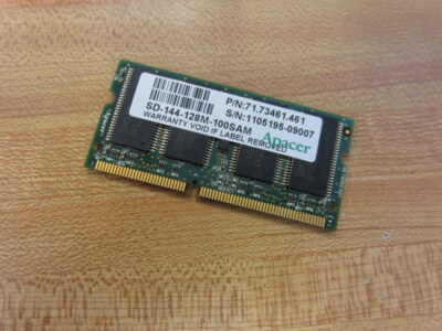 Apacer 71.73461.461 Memory Module SD-144-128M-100SAM