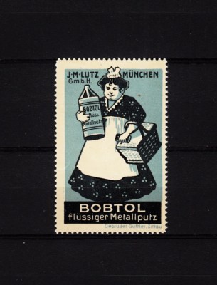 407528/ Reklamemarke - München - Bobol - J.M. Lutz G.m.b.H.