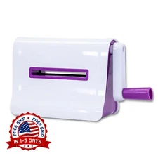 Máquina manual de troquelado y estampado Perfecta para principiantes Blanca NEW