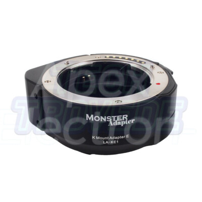 Monster Adapter LA-KE1 Auto focus Lens Adapter Pentax K DA Lens to Sony E A73 a1