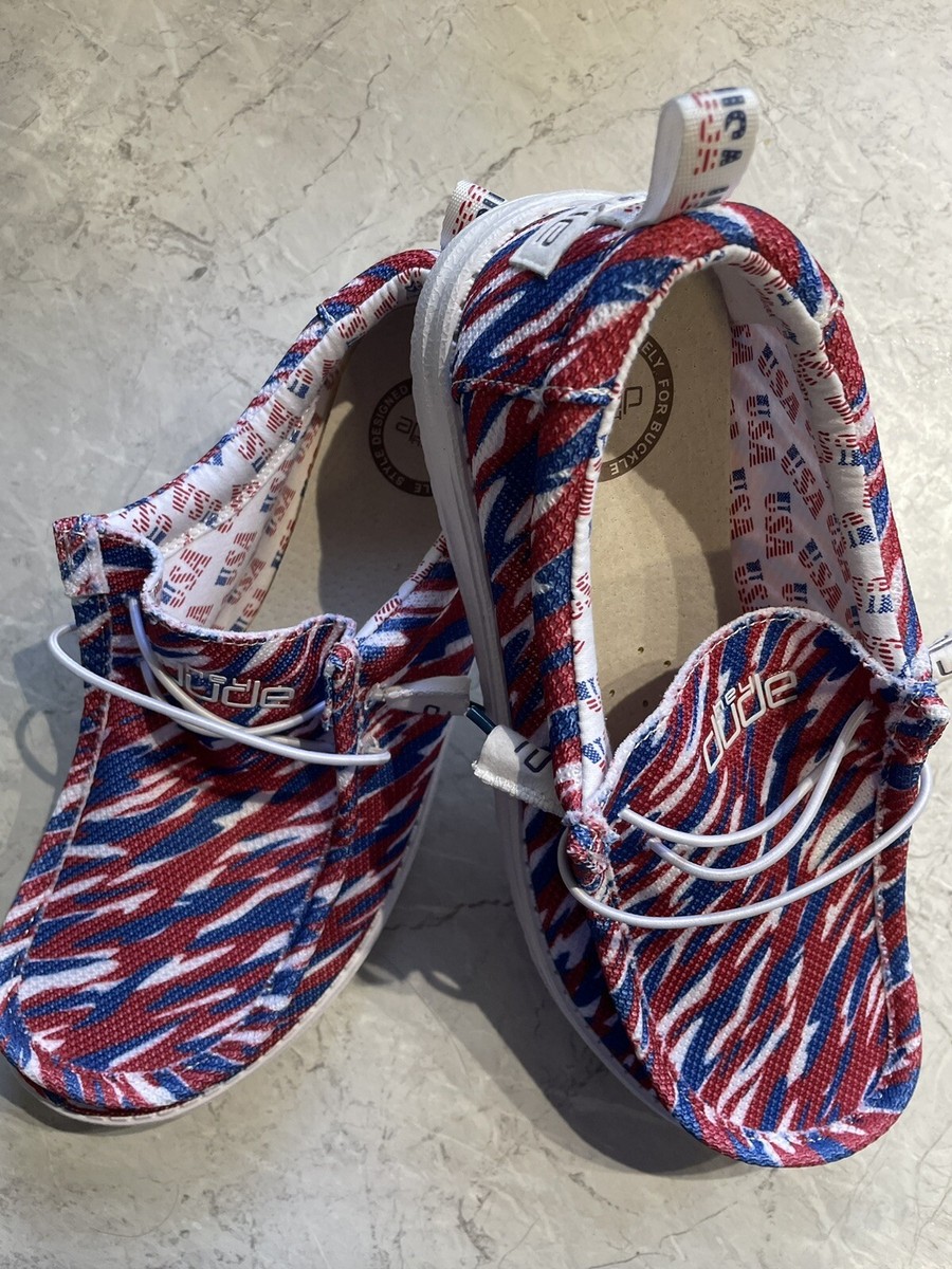 Hey Dude Wally Proud Shoes - Unisex - Zumbaz / Buffalo Bills  display picture 1