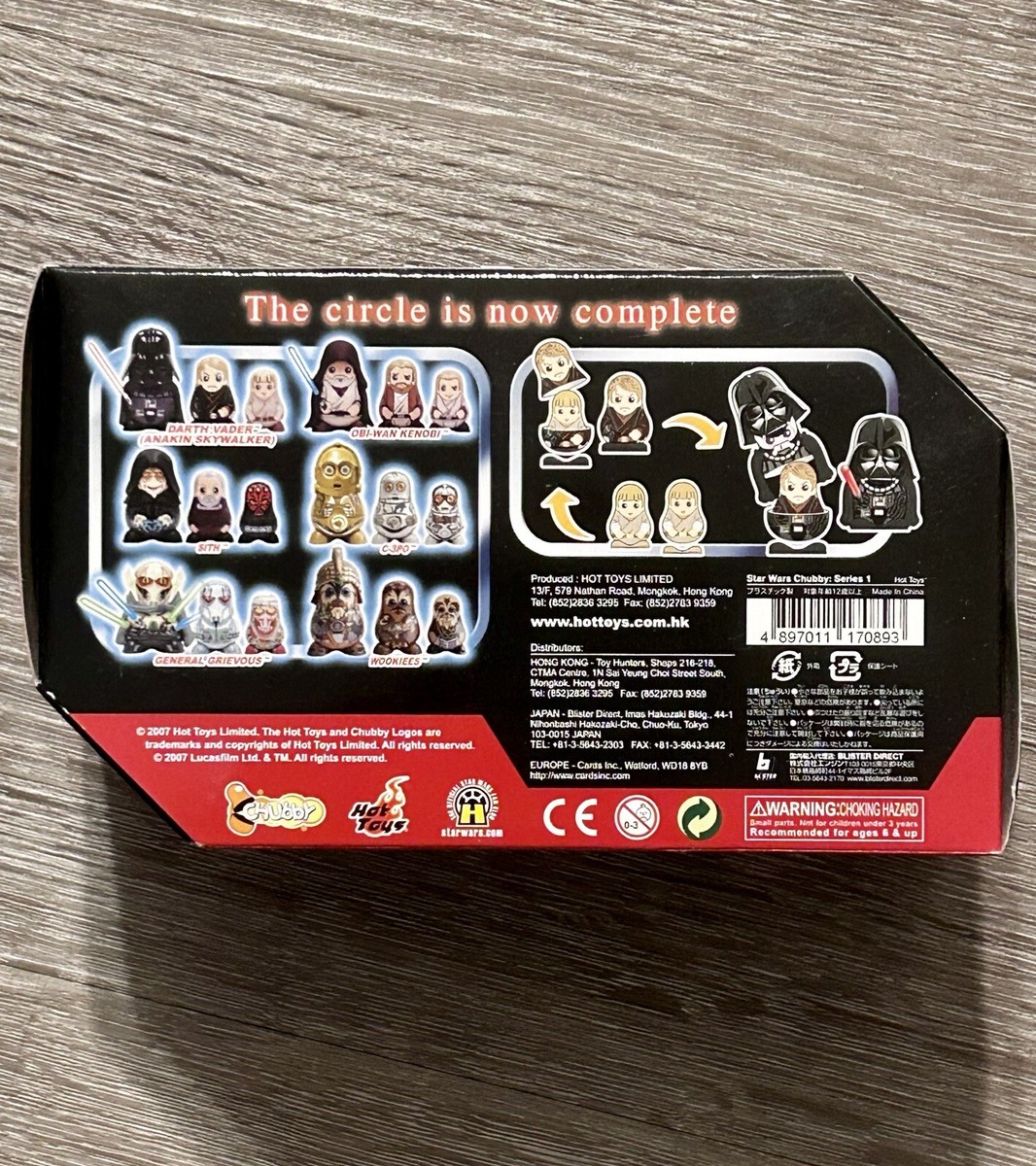 STAR WARS CHUBBY C-3PO NESTING DOLLS SERIES 1 Hot Toys 2007 SEALED