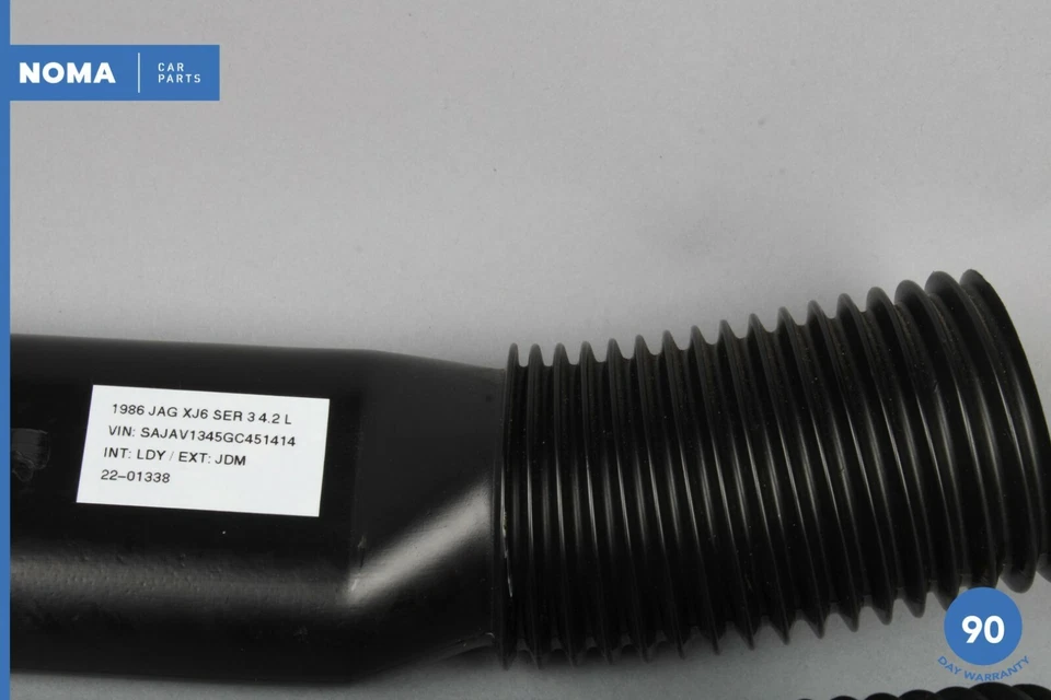 84-87 Jaguar XJ6 Series III Air Conditioning Heater Vent Air Duct Tube Set OEM - Image 4 of 4