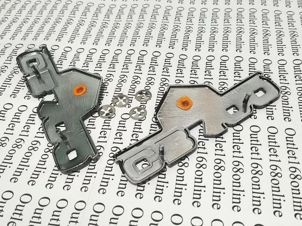 Par Honda CB 100 CB100 K3 K4 Marco Lateral Cubierta Emblema Insignia Logo con Clips de Tuerca Foto 4 de 4