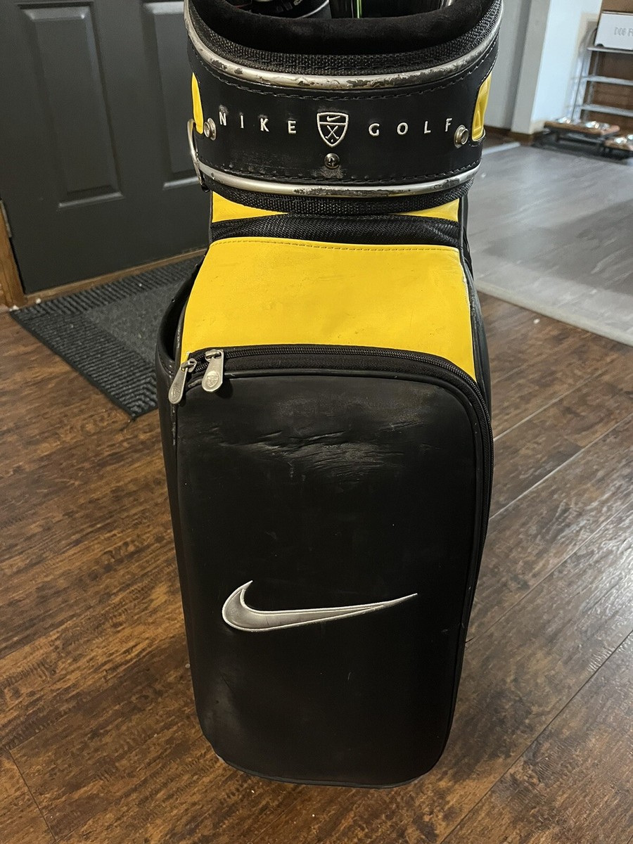 NIKE GOLFサスクワッチスタンドタイプ・バッグ Nike Sasquatch Stand Golf Bag Gray Black Yellow 8-Way Dual