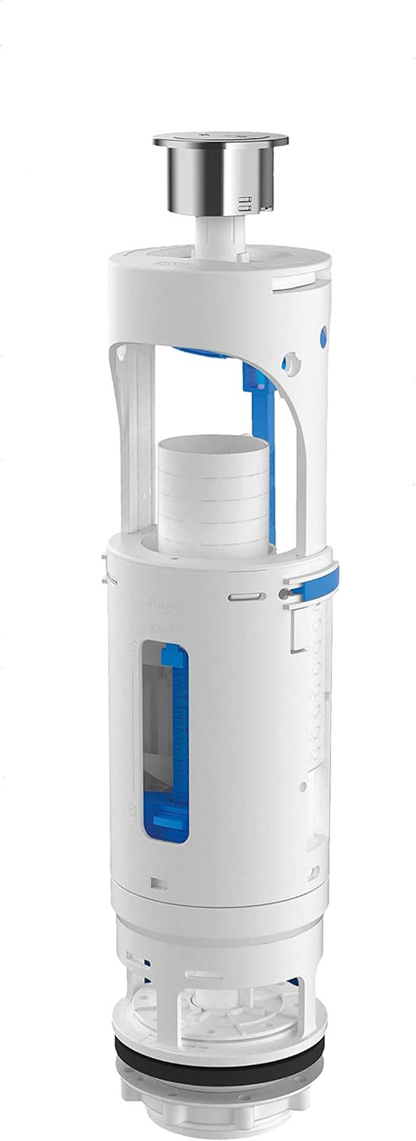 Mécanisme à double chasse A822505500 avec 2 poussoirs chromés nouvelle version pour WC