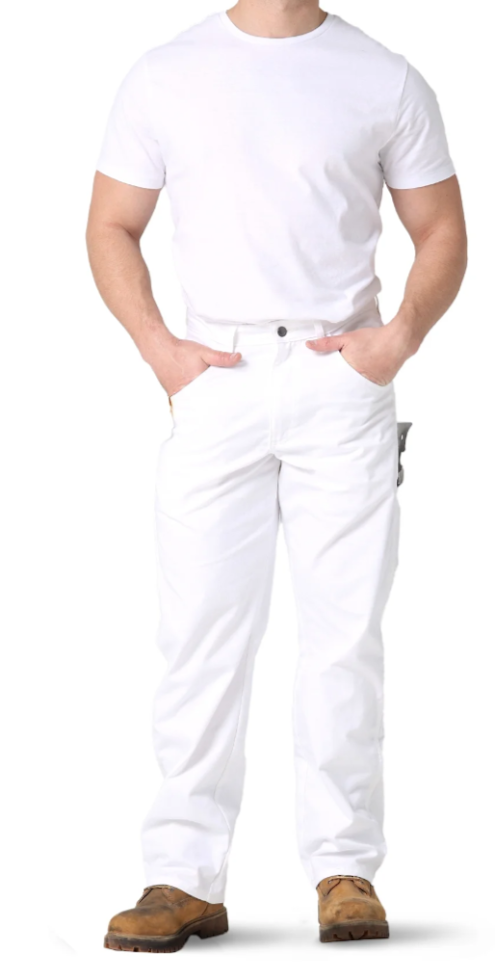 Men's Wrangler Workwear Painter Pants White NEW you choose
