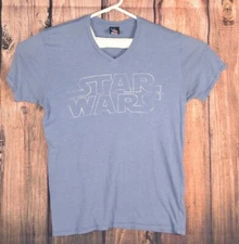 Junk Food Originals Star Wars Shirt Blue Distressed Vintage Look Men’s Size M