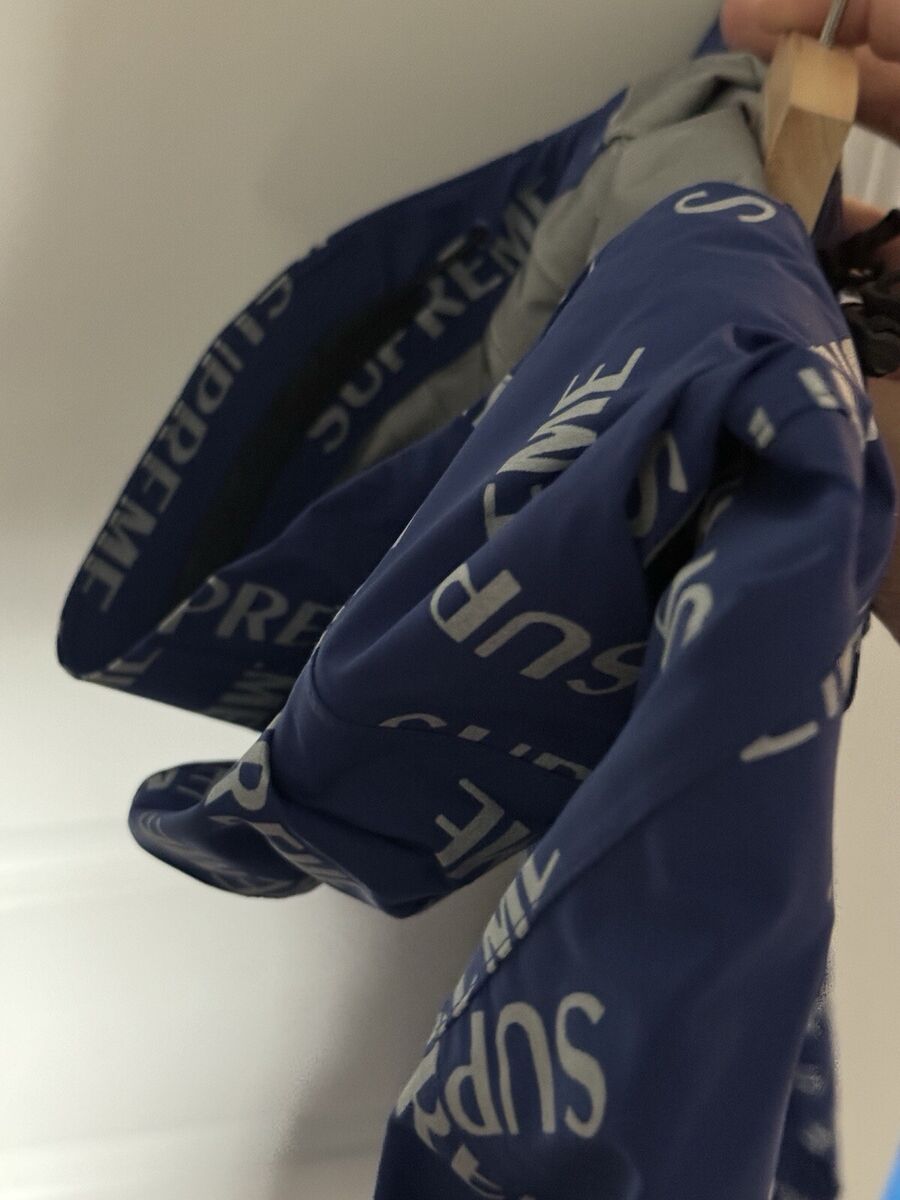 Authentic Supreme 3M Reflective Repeat Taped Seam Jacket Authentic Supreme 3M Reflective Repeat Taped Seam Jacket