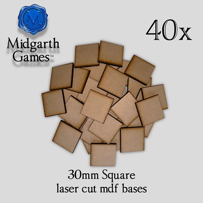 Basi Wargaming MDF 25mm–50mm Basi Rotonde Tagliate Al Laser - Foto 12