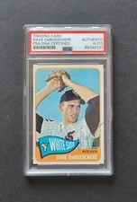 Dave Debusschere signed White Sox 1965 Topps baseball card Psa authenticated