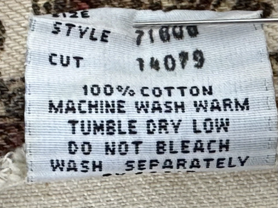 Bongo Vintage Women’s  Brown Paisley Shorts Size 13 MADE IN USA EXCELLENT CONDIT - Image 4 of 4