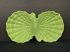 Vintage Lime Green Spider Web Design Ashtray