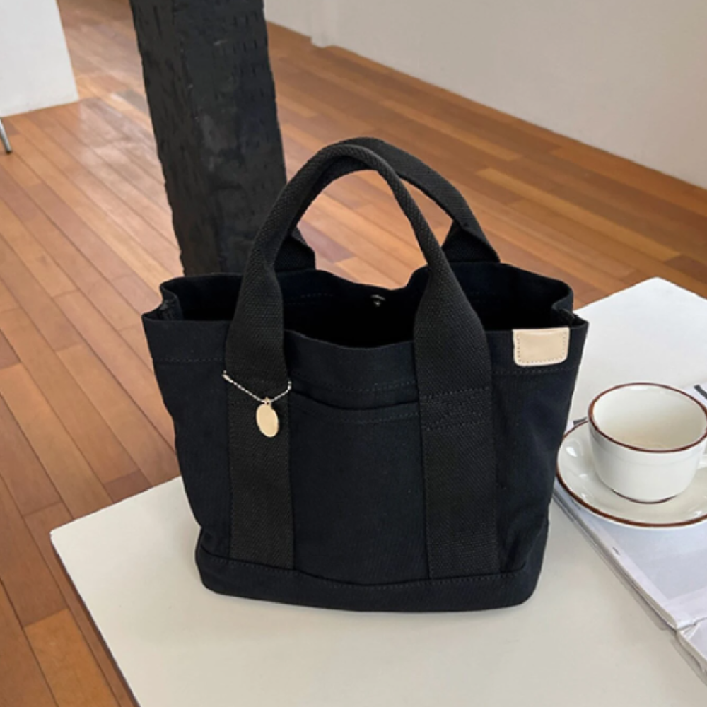The Tote Bag for Women Small Satchel Canvas Bag Stylish Mini Tote Handbag