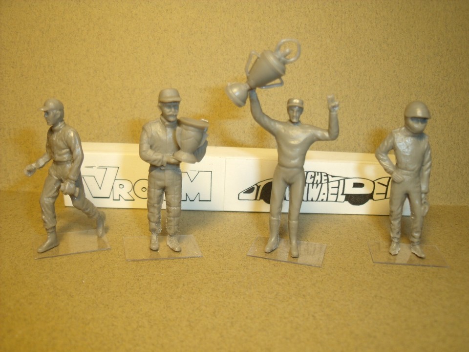 Figurines 1/43 Matra - Set 441 équipe Matra, Modèle Vroom Non Peint Pour Customisation