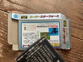 ② [FC] Famicom Super Star Force [Box /Instruction /Startup confirmed] Cassette