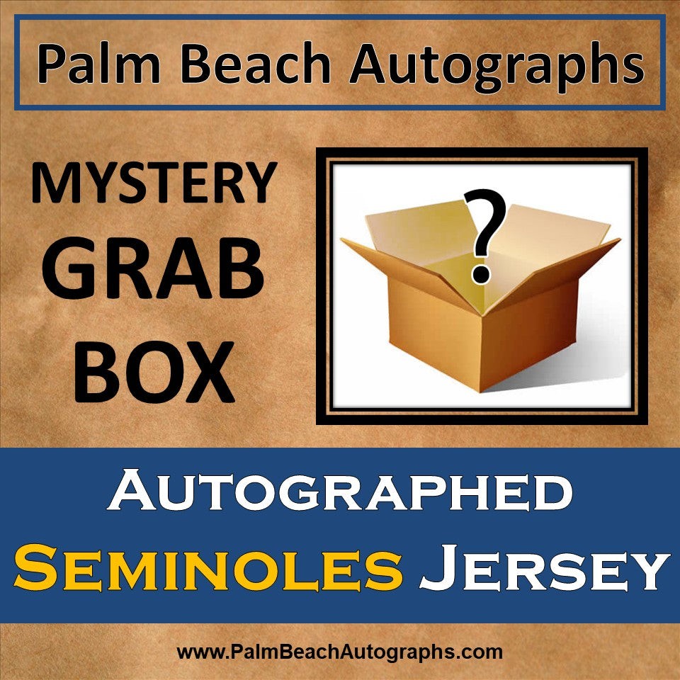 MYSTERY GRAB BOX - Autographed Signed Florida State Seminoles Football Jersey 