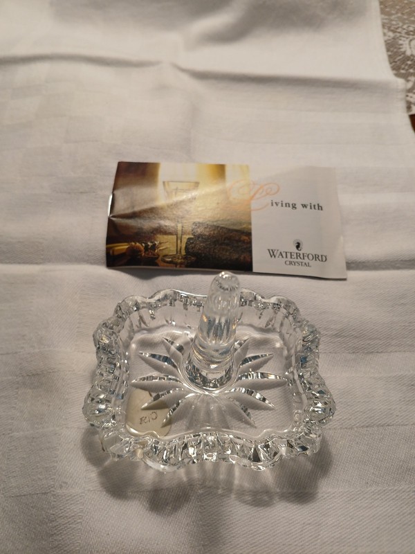 Waterford Crystal Ring Holder #7901644400 - Ireland - New with Box