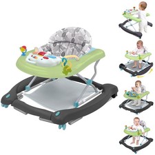 5 in 1 Foldable Baby Walker, Activity Baby Walker-Baby Bouncer, Rocker, Activity