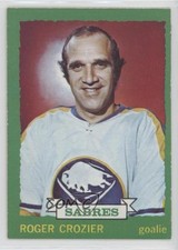 1973-74 O-Pee-Chee Light Back Roger Crozier #153 0m8e