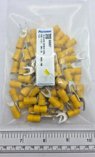 BAG OF 74, 12-10 Gauge Vinyl Spade Fork Crimp Terminals 10 Stud, 0190H