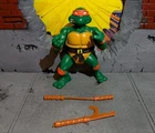 TMNT TEENAGE MUTANT NINJA TURTLES 1988 MICHAELANGELO NM CONDITION W WEAPONS!!