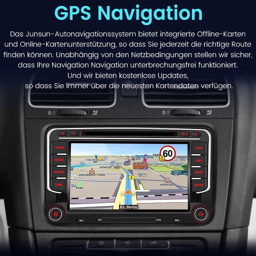 DAB+ für VW Golf 5 6 PLUS Touran Passat B6/B7 Tiguan Autoradio CD DVD Bluetooth - Bild 4 von 4